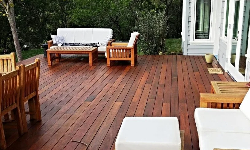 Professional Decking Services in London illustration photo showing a decking surface.